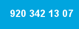 920 342 13 07